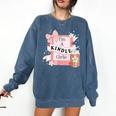 I'm A Kindle Girlie Book Lover Bookish Comfort Colors Sweatshirt Blue Jean I'm A Kindle Girlie Book Lover Bookish Comfort Colors Sweatshirt Blue Jean
