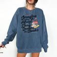 Imagine Being Afraid Of Drag Queens & Books Equality Comfort Colors Sweatshirt Blue Jean