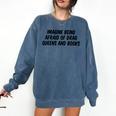 Imagine Being Afraid Of Drag Queens And Books Premium Comfort Colors Sweatshirt Blue Jean Imagine Being Afraid Of Drag Queens And Books Premium Comfort Colors Sweatshirt Blue Jean