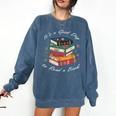 It's a Good Day To Read a Book Floral Stack Tee Comfort Colors Sweatshirt Blue Jean It's a Good Day To Read a Book Floral Stack Tee Comfort Colors Sweatshirt Blue Jean
