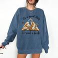 Its A Good Day To Read A Book Book Lover Bookish Women Comfort Colors Sweatshirt Blue Jean