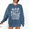 Jane Austen Books Comfort Colors Sweatshirt Blue Jean