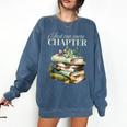 Just One More Chapter Book Lover Comfort Colors Sweatshirt Blue Jean Just One More Chapter Book Lover Comfort Colors Sweatshirt Blue Jean