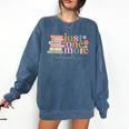 Just One More Chapter Book Lovers Reading Teacher Comfort Colors Sweatshirt Blue Jean Just One More Chapter Book Lovers Reading Teacher Comfort Colors Sweatshirt Blue Jean