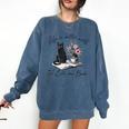 Life Better With 2 Cats Books Kitten Kitty Women Girls Kids Comfort Colors Sweatshirt Blue Jean Life Better With 2 Cats Books Kitten Kitty Women Girls Kids Comfort Colors Sweatshirt Blue Jean