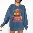 Literature Abibliophobia Book Reader Comfort Colors Sweatshirt Blue Jean