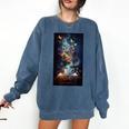 Magical Book Floral Coffee Books Nature Fantasy Comfort Colors Sweatshirt Blue Jean Magical Book Floral Coffee Books Nature Fantasy Comfort Colors Sweatshirt Blue Jean
