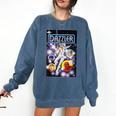 Marvel Universe Classic Dazzler Light Power Comic Book Cover Comfort Colors Sweatshirt Blue Jean