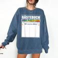 Meine Jugendweihe Guest Book Colourful Wir Waren Dabei MäDchen German Comfort Colors Sweatshirt Blue Jean Meine Jugendweihe Guest Book Colourful Wir Waren Dabei MäDchen German Comfort Colors Sweatshirt Blue Jean