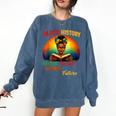 Melanin Honoring Past Inspiring Pride Book Month Comfort Colors Sweatshirt Blue Jean