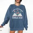 New Chapter Begins Retired 2026 Floral Book Retirement Women Comfort Colors Sweatshirt Blue Jean New Chapter Begins Retired 2026 Floral Book Retirement Women Comfort Colors Sweatshirt Blue Jean