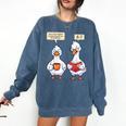 How Many Nights Reading Goose Book Lover Reader Comfort Colors Sweatshirt Blue Jean How Many Nights Reading Goose Book Lover Reader Comfort Colors Sweatshirt Blue Jean