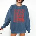 North Pole Book Club Christmas Comfort Colors Sweatshirt Blue Jean North Pole Book Club Christmas Comfort Colors Sweatshirt Blue Jean