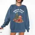 North Pole Book Club Gingerbread Christmas Reading Comfort Colors Sweatshirt Blue Jean North Pole Book Club Gingerbread Christmas Reading Comfort Colors Sweatshirt Blue Jean