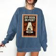 Off-Book On Point Theater Drama Comfort Colors Sweatshirt Blue Jean