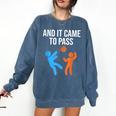 And It Came To Pass Book Of Mormon LDS Missionary Comfort Colors Sweatshirt Blue Jean And It Came To Pass Book Of Mormon LDS Missionary Comfort Colors Sweatshirt Blue Jean