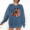 Patriotic German Shepherd Dog Books Baseball American Flag Comfort Colors Sweatshirt Blue Jean Patriotic German Shepherd Dog Books Baseball American Flag Comfort Colors Sweatshirt Blue Jean