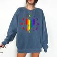 Rainbow Book With Stars And Moon Phases Gay Pride LGBT Comfort Colors Sweatshirt Blue Jean Rainbow Book With Stars And Moon Phases Gay Pride LGBT Comfort Colors Sweatshirt Blue Jean