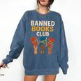 Read Banned Books Club Freely Anti-Censorship Librarian Comfort Colors Sweatshirt Blue Jean Read Banned Books Club Freely Anti-Censorship Librarian Comfort Colors Sweatshirt Blue Jean