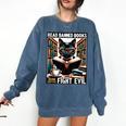Read Banned Books Drink Coffee Fight Evil Book Reader Lovers Comfort Colors Sweatshirt Blue Jean Read Banned Books Drink Coffee Fight Evil Book Reader Lovers Comfort Colors Sweatshirt Blue Jean