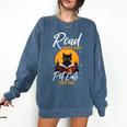 Read Banned Books Pet Cats Fight Evil Read Banned Reader Comfort Colors Sweatshirt Blue Jean Read Banned Books Pet Cats Fight Evil Read Banned Reader Comfort Colors Sweatshirt Blue Jean