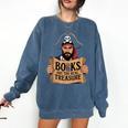Read Book Reader Library Reading Librarian Pirate Bookworm Comfort Colors Sweatshirt Blue Jean Read Book Reader Library Reading Librarian Pirate Bookworm Comfort Colors Sweatshirt Blue Jean
