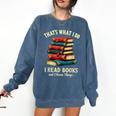 I Read Books Bookworm Halloween Comfort Colors Sweatshirt Blue Jean I Read Books Bookworm Halloween Comfort Colors Sweatshirt Blue Jean
