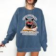 Read Books And Dismantle Systems Of Oppression Comfort Colors Sweatshirt Blue Jean