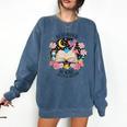 Read Books Be Kind Stay Weird Dragon Comfort Colors Sweatshirt Blue Jean