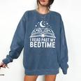 I Read Past My Bedtime Book Lover For Women Men Kids Comfort Colors Sweatshirt Blue Jean