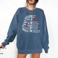 If You Can Read This Shirt I Was Forced To Put My Book Down Comfort Colors Sweatshirt Blue Jean