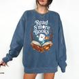 Read S'More Books Camping Outdoors Travel Campfire Comfort Colors Sweatshirt Blue Jean Read S'More Books Camping Outdoors Travel Campfire Comfort Colors Sweatshirt Blue Jean