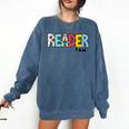 Reader I Am Bookworm Librarian I Heart Read Book Lover Comfort Colors Sweatshirt Blue Jean Reader I Am Bookworm Librarian I Heart Read Book Lover Comfort Colors Sweatshirt Blue Jean