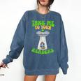 Take Me To Your Readers Alien Book Reading Bookaholic Comfort Colors Sweatshirt Blue Jean Take Me To Your Readers Alien Book Reading Bookaholic Comfort Colors Sweatshirt Blue Jean