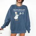 Reading 6-7 Silly Goose Read Books Bookish Bookworm Comfort Colors Sweatshirt Blue Jean Reading 6-7 Silly Goose Read Books Bookish Bookworm Comfort Colors Sweatshirt Blue Jean
