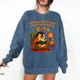 Reading 6 7 Six Seven Meme English Teacher Book Lover Comfort Colors Sweatshirt Blue Jean