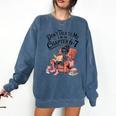 Reading 67 Six Seven Meme English Teacher Book Lover Comfort Colors Sweatshirt Blue Jean