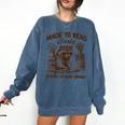 Reading Book Lover Made To Read Books Forces To Read Emails Comfort Colors Sweatshirt Blue Jean Reading Book Lover Made To Read Books Forces To Read Emails Comfort Colors Sweatshirt Blue Jean