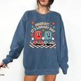 Reading Book Lover School Librarian Hooray It's Library Day Comfort Colors Sweatshirt Blue Jean Reading Book Lover School Librarian Hooray It's Library Day Comfort Colors Sweatshirt Blue Jean