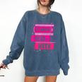 Reading Books Its Book Fair Week Comfort Colors Sweatshirt Blue Jean