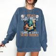 Reading Readers I Read Send Books Dragon Bookworm Tee Comfort Colors Sweatshirt Blue Jean