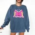 Reading Smut Is My Therapy Romance Book Reader Humor Comfort Colors Sweatshirt Blue Jean