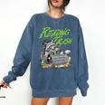 Reading Trash Racoon Bookworm Bookish Librarian Book Lover Comfort Colors Sweatshirt Blue Jean Reading Trash Racoon Bookworm Bookish Librarian Book Lover Comfort Colors Sweatshirt Blue Jean