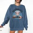 Readsolotl Book Lover Reading Axolotl Kids Reader Comfort Colors Sweatshirt Blue Jean Readsolotl Book Lover Reading Axolotl Kids Reader Comfort Colors Sweatshirt Blue Jean