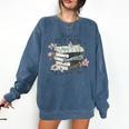 There's No Such Thing As Too Many Book Comfort Colors Sweatshirt Blue Jean There's No Such Thing As Too Many Book Comfort Colors Sweatshirt Blue Jean