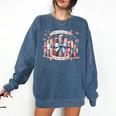 There’s No Such Thing As Too Many Books Comfort Colors Sweatshirt Blue Jean