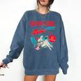 Retro Book Girl Summer For Women Beach Reading Comfort Colors Sweatshirt Blue Jean Retro Book Girl Summer For Women Beach Reading Comfort Colors Sweatshirt Blue Jean