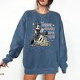 Retro Scary Horror Readers Book Club Spooky Halloween Comfort Colors Sweatshirt Blue Jean Retro Scary Horror Readers Book Club Spooky Halloween Comfort Colors Sweatshirt Blue Jean