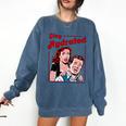 Retro Vampire Book Cover Style Stay Hydrated Halloween Comfort Colors Sweatshirt Blue Jean Retro Vampire Book Cover Style Stay Hydrated Halloween Comfort Colors Sweatshirt Blue Jean