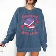 Romantasy Book Club Novel Reading Club Bibliophiles Fiction Comfort Colors Sweatshirt Blue Jean